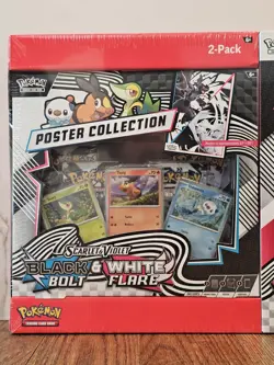 Pokemon Black Bolt White Flare Binder + Poster Collection 2-Pack Sealed IN HAND - Image 4