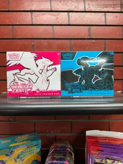 Both Black Bolt and White Flare POKEMON CENTER ETB Elite Trainer Box SEALED - Image 1