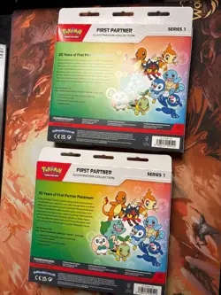x2 Pokemon First Partner Illustration Collection Series 1 Boxes - Set Of Two - Image 3