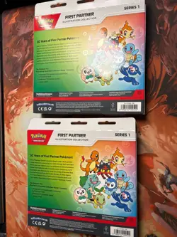 x2 Pokemon First Partner Illustration Collection Series 1 Boxes - Set Of Two - Image 4