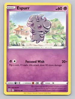 Espurr 060/163 Common Battle Styles Pokemon - Image 1