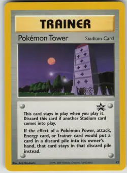 Pokemon TCG Pokemon Tower Promo WoTC Promo 42/53 - Image 1