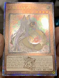 Yugioh Fairy Tail Luna RA01-EN009 Quarter Century Secret Rare 1st NM w/Tracking - Image 4