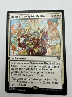 MTG TCG Boon of the Spirit Realm Commander Masters Regular - Image 1