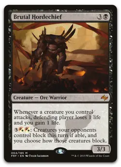 Brutal Hordechief #64 (NM) Fate Reforged FRF Magic MTG - Image 1