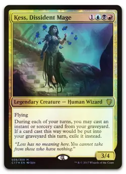 Kess, Dissident Mage #39 (Foil) (NM) Commander 2017 C17 Magic MTG - Image 1