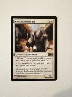 Rhox Faithmender (M13 / Core Set 2013)- Near Mint (NM)- Magic the Gathering -MTG - Image 1