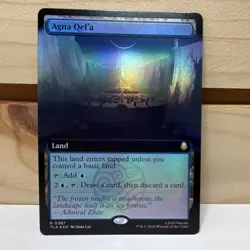 Magic: The Gathering Agna Qel'a Holo Rare Land 0387 Avatar: The Last Airbender - Image 1