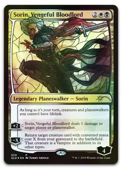 Sorin, Vengeful Bloodlord (Stained Glass) #524 (Foil) NM Secret Lair Drop - Image 1