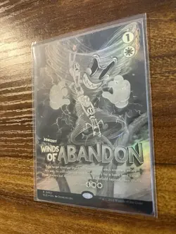 MTG✨WINDS OF ABANDON Full Art BLACK & WHITE 🌈 FOIL✨SLD Twisted Toons MINT BONUS - Image 4