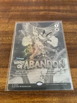 MTG✨WINDS OF ABANDON Full Art BLACK & WHITE 🌈 FOIL✨SLD Twisted Toons MINT BONUS - Image 5
