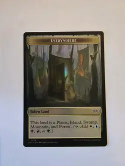 Everywhere Copy Double-Sided Token Duskmourn: House of Horror Foil - Image 1