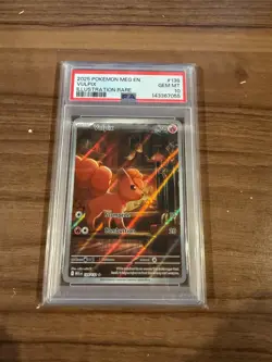 2025 Pokemon Vulpix #138 PSA 10 GEM MINT Illustration Rare Full Art - Image 1