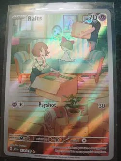 Ralts 211/198 Scarlet & Violet Base Set Pokemon TCG Illustration NM Condition - Image 1