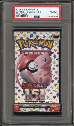 PSA 8 - GRADED PACK 151 ENGLISH - SCARLET & VIOLET 151 POKEMON - Image 1