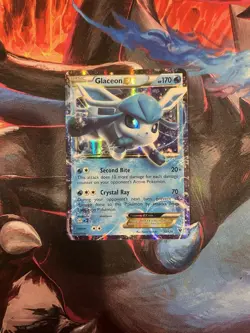 Pokemon TCG Glaceon-EX Fates Collide 20/124 Holo Holo Rare ex - LP - Image 1