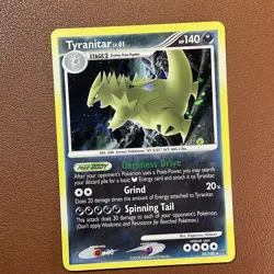Pokemon TCG Tyranitar Lv 61 30/100 Stormfront Holo Rare 2008 - Image 1
