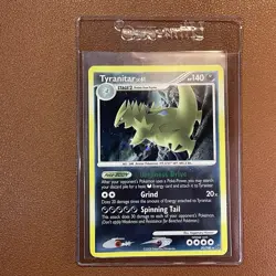 Pokemon TCG Tyranitar Lv 61 30/100 Stormfront Holo Rare 2008 - Image 5