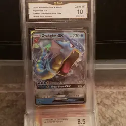 Pokemon Gyarados GX Hidden Fates Tins SM212 Holo Black Star Promo 2019 GMA 10 - Image 1