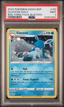 Glaceon #192 - Pokemon Sword & Shield Black Star Promo - PSA 9 - Image 1