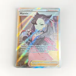 Pokemon Marnie Trainer Full Art Ultra Rare Holo Sword & Shield 200/202 English - Image 1