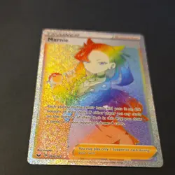 Pokemon Marnie 208/202 Swsh01 Sword & Shield Secret Rare Full Art Holo Trainer - Image 1
