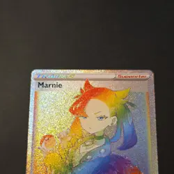 Pokemon Marnie 208/202 Swsh01 Sword & Shield Secret Rare Full Art Holo Trainer - Image 2