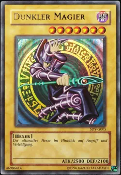 Yu-Gi-Oh! Dunkler Magier SDY-G005 Ultra Rare [EX-NM] Yugi Deck | DE 2002 - Image 1