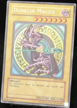Yu-Gi-Oh! Dunkler Magier SDY-G005 Ultra Rare [EX-NM] Yugi Deck | DE 2002 - Image 3