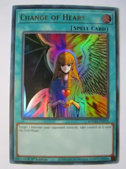 Yugioh! Change Of Heart Mama-en078 Ultra Rare 1st Ed Near Mint!! - Image 1