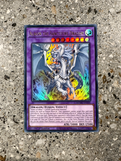 Yugioh TCG Albion the Sanctifire Dragon MZMU-EN101 Ultra Rare 1st Edition NM - Image 1