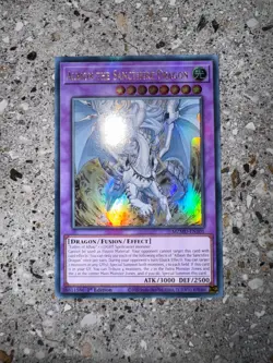 Yugioh TCG Albion the Sanctifire Dragon MZMU-EN101 Ultra Rare 1st Edition NM - Image 3