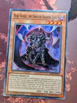 Duke Shade, the Sinister Shadow Lord EGS1-EN017 - Common - Yugioh - Image 1