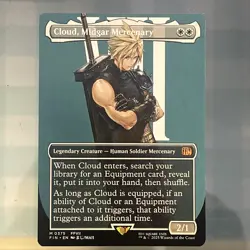 Cloud, Midgar Mercenary (Borderless) Final Fantasy Regular - Image 1