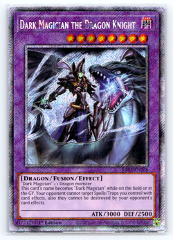 Dark Magician the Dragon Knight - RA03-EN268 - Platinum Secret Rare Yugioh - Image 1