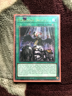 YU-GI-OH! FORBIDDEN DROPLET - RA01-EN064 - QUARTER-CENTURY (US PRINT NM/M) - Image 1