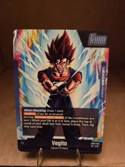 Bandai Dragon Ball Super Card Game Son Goku Leader Awaken Foil Card 20000 - Image 2