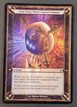 MTG Card - 1x Your Puny Minds Cannot Fathom - Archenemy - Oversize - LP - Magic - Image 1