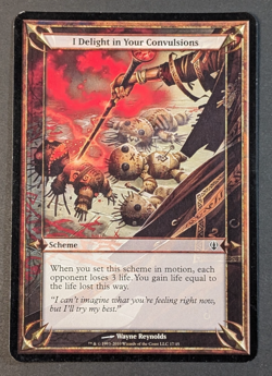 MTG - 1x I Delight in Your Convulsions Oversize Card - LP - Magic the Gathering - Image 1
