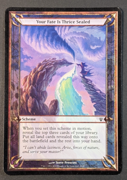 MTG - 1x Your Fate is Thrice Sealed - Archenemy - Oversize Card - LP - Magic - Image 1