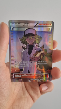 Pokemon TCG N (Supporter) Alternate Full Art Promo Card 105a/124 Holo Full Art - Image 2