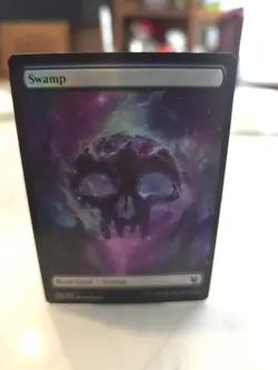 Swamp Magic: The Gathering Theros Beyond Death Foil Full Art Card - Image 1