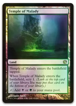 Temple of Malady #165 (Foil) (NM) Journey Into Nyx JOU Magic MTG - Image 1