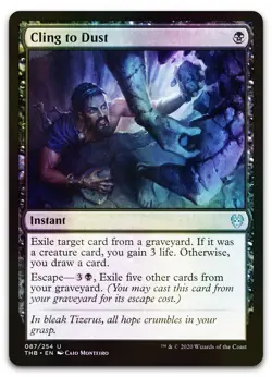 Cling to Dust #87 (Foil) (NM) Theros Beyond Death THB Magic MTG - Image 1