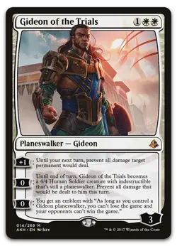 Gideon of the Trials #14 (LP) Amonkhet AKH Magic MTG - Image 1