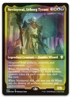 Nevinyrral, Urborg Tyrant (Foil Etched) #607 NM Commander Legends CMR Magic MTG - Image 1