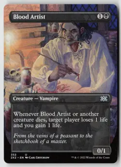 Blood Artist (Borderless) Double Masters 2022 (352) Normal - MTG - Image 1