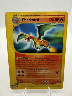 Pokemon Expedition Base Set Charizard 40/165 Non-Holo Rare E-Reader - Image 1