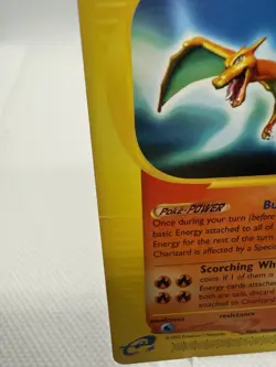 Pokemon Expedition Base Set Charizard 40/165 Non-Holo Rare E-Reader - Image 3