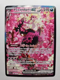 Pokemon TCG Fezandipiti ex 288/217 SIR Ascended Hero’s Fresh Pull Free Shipping - Image 1